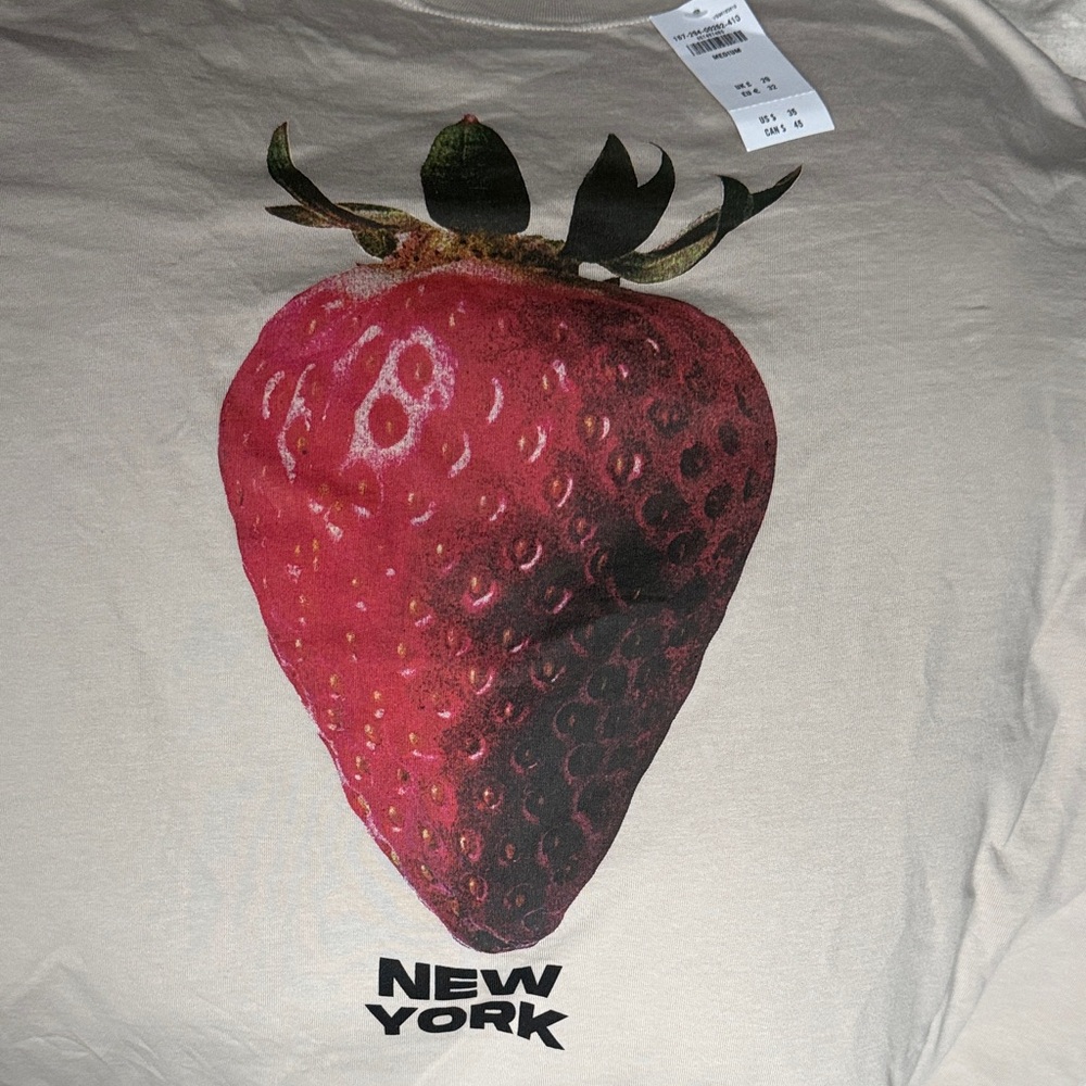 Abercrombie Oversized Strawberry Tee